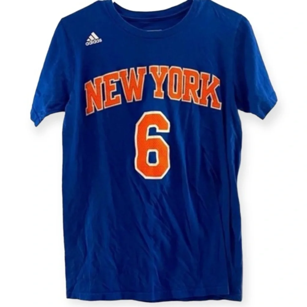 Adidas The Go-To Tee Mens New York Porzingis Jersey T-shirt Size S‎